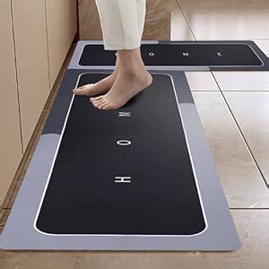 Cortina 2 Pcs Kitchen Mats, Waterproof Memory Foam Kitchen Rugs ...