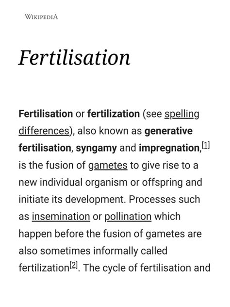 Image result for fertilisation