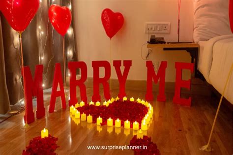Marriage Proposal Decor