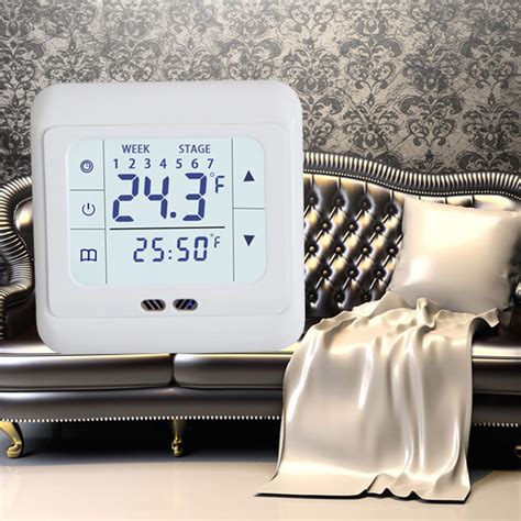 Touch Screen Room Underfloor Heating Thermostat Fl... – Vicedeal