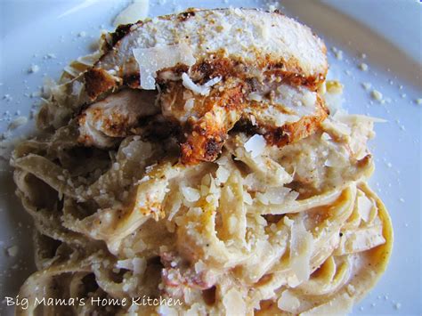 Big Mama's Home Kitchen: Cajun Chicken Fettuccine Alfredo ~ Guy Fieri