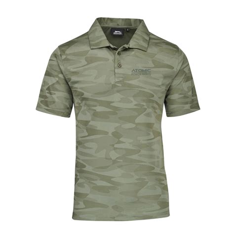 Golf Shirt Olive - Atomic Power Boats