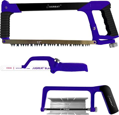 Buy JUGREAT Professional Hacksaw Frame Set Standard,Junior,Mini Hacksaw ...