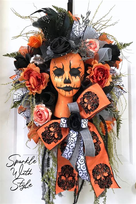 Halloween Door Wreaths For Sale at Chad Espinoza blog