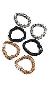 Slip Silk Skinnie Scrunchies in Gold, Black, and Leopard - 100% Pure 22 ...