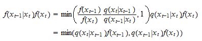 Metropolis-Hastings Algorithm Example 的图像结果