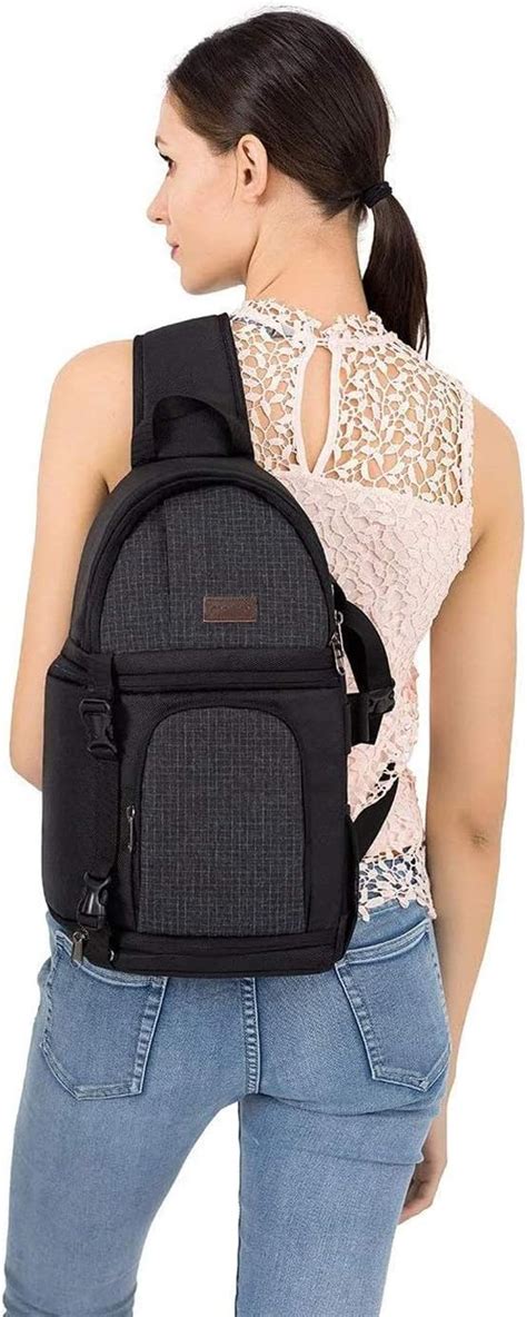 Buy MOSISO Camera Sling Bag, DSLR/SLR/Mirrorless Camera Case Shockproof ...