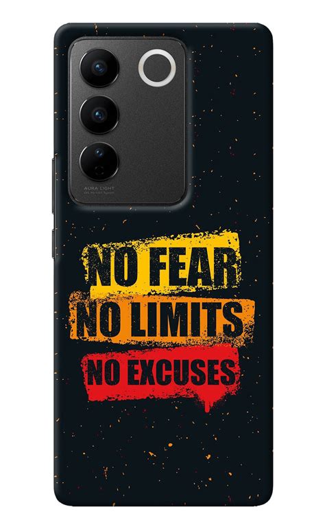 Save Big: Get the No Fear No Limits No Excuse Vivo V27/V27 Pro Back ...