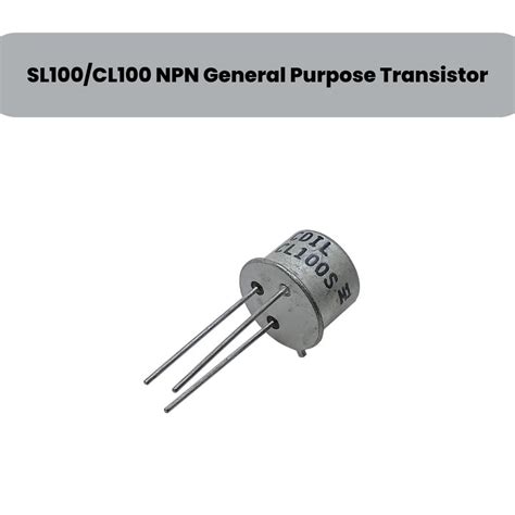 General Purpose Metal Case Transistor TO-39 | Medium Current, Low Voltage