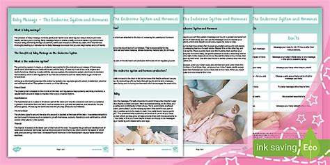 Baby Massage On The Endocrine System and Hormones