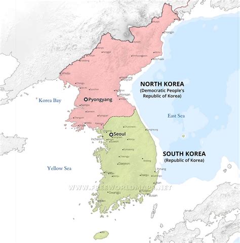 Korean Peninsula maps