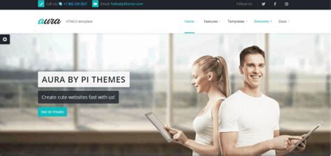 50 Responsive HTML & CSS Web Templates for 2018 - 1stWebDesigner