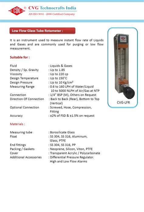 rotameter - Low Flow Rotameter Manufacturer from Mumbai