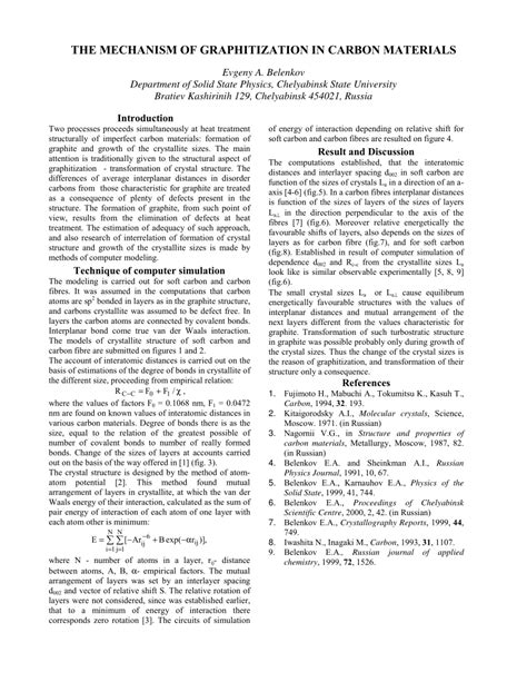 Image result for Graphitization Carbon to Graphite Transformation