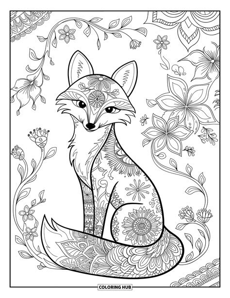Fox Logo Coloring Pages 的图像结果