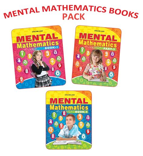 Mental Mathematics (Set -2,Book 1,2,3) (Engli : Dreamland Publications ...