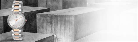 ALTEDO Analog Rose Gold Diamond Studded Silver Dial Watch for Women ...