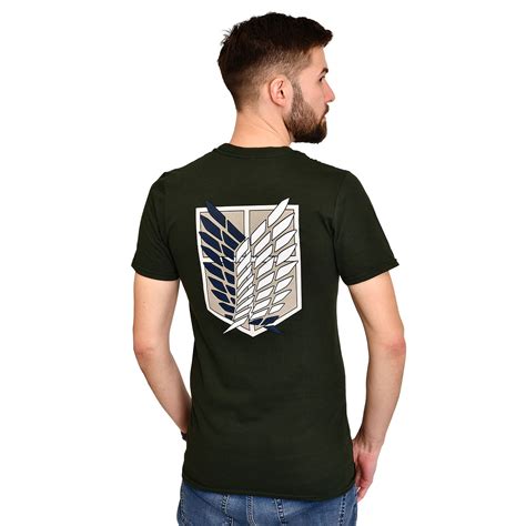 Attack on Titan - Survey Corps T-Shirt green | Elbenwald