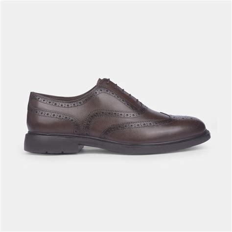 Hush Puppies Dark Brown Oxford Formal Shoes For Men | Bata
