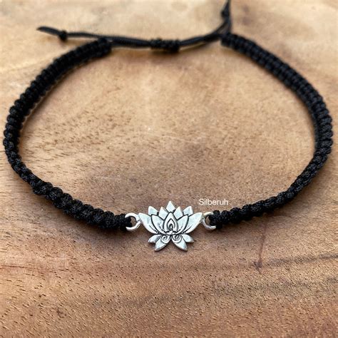 Lotus Silver Nazarbattu Adjustable Anklet – SILBERUH