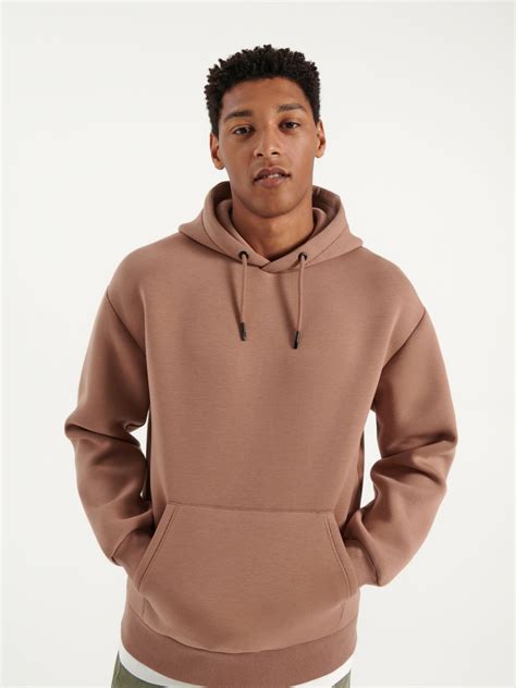 Neoprenová mikina s kapucí Barva měď - HOUSE - 8226N-28X