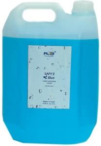 plxo Safy'z Liquid 5 Liter, 80% Ethanol Alcohol, Pack of 2 Hand ...