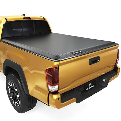 YITAMOTOR Soft Tri Fold Truck Bed Tonneau Cover Compatible with 2016 ...