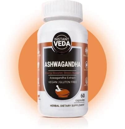INSTANT VEDA Ashwagandha Capsules | For Men, Women & Teenagers | For ...