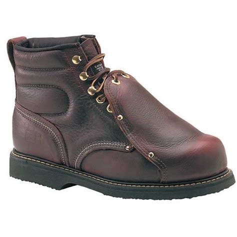 Carolina Shoe Men's 6 in 6-Inch Work Boot, Steel Toe, Brown, 4 1/2, 508 ...