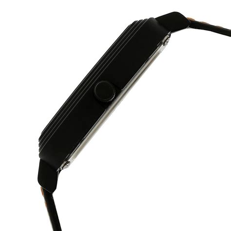 Sonata Quartz Analog Black Dial Leather Strap Watch for Men