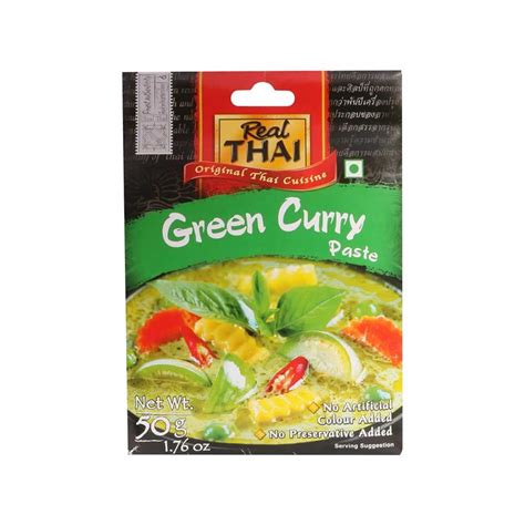 Real Thai Green Curry Paste 50G – Chennai Grocers