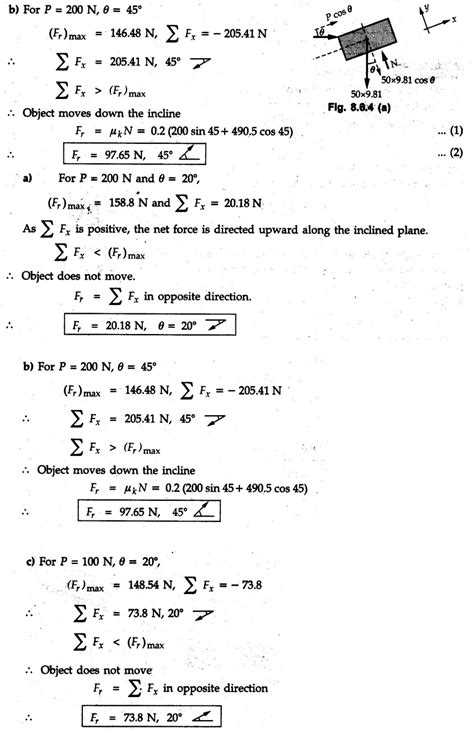 Problems Involving Dry Friction - Solved Example Problems