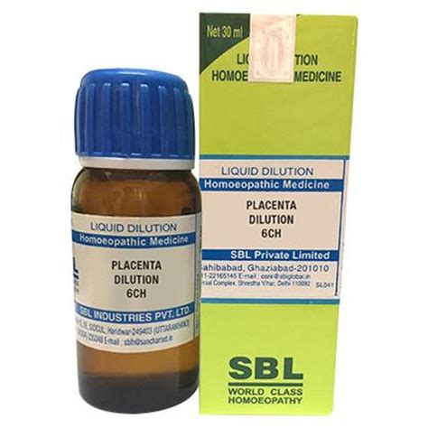 Buy SBL Placenta Dilution 6 CH 25% OFF | Medhomeo.com