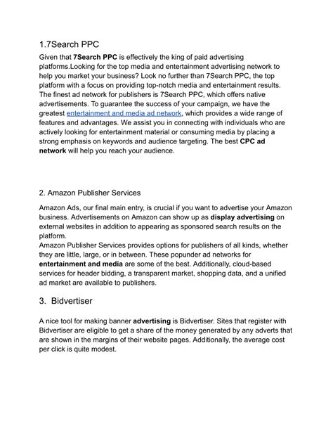 Top PPC Ad Networks 的图像结果