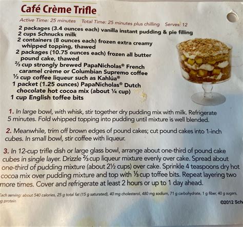 Image result for Kahlua Trifle