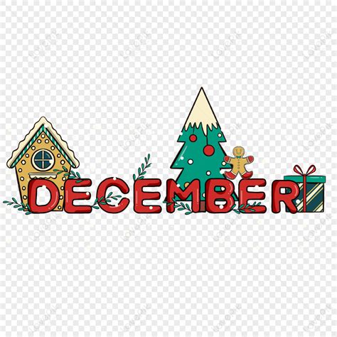 Clip Art For Each Month | Month Of December Christmas Clip Art – Free ...