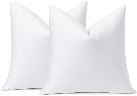 Amazon.com: OTOSTAR Pack of 2 Down and Feather Throw Pillow Inserts, 20 ...