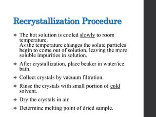 Image result for Recrystallization Procedure Small-Scale
