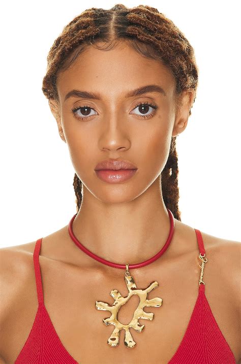 JACQUEMUS Le Collier Sol in Red | FWRD