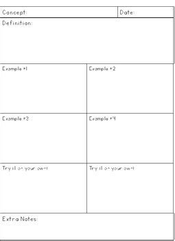 Image result for Template for Math Notes
