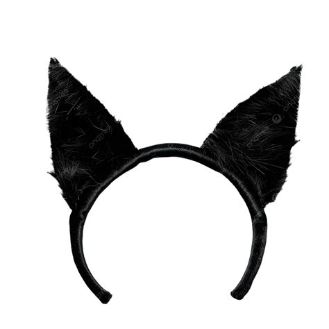 Cat Ear Animal Black Cat Character Cute Ears Greeting Headband, Cat ...