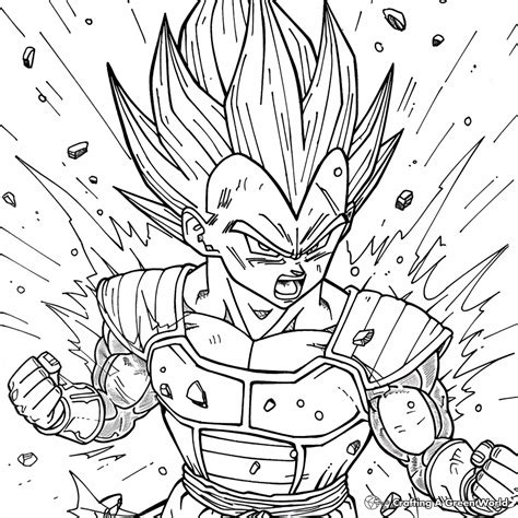 Vegeta Coloring Pages Dragon Ball Gt Vegeta Drawings Clip Art