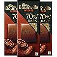 Cadbury Bournville Rum & Raisin Dark Chocolate Bar, 80 grams (Pack of 3 ...