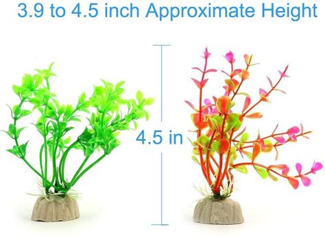 Petzlifeworld Artificial Aquarium Plants Fish Tank Decorations Plastic ...