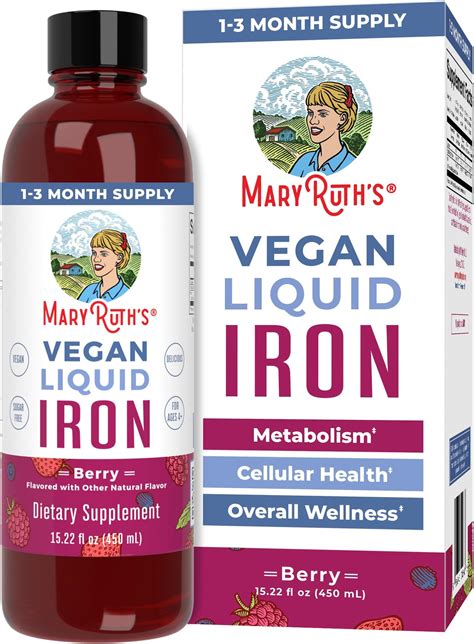 Amazon.com: MegaFood Blood Builder Liquid Iron - Iron Supplement - Clinically Shown to Increase ...