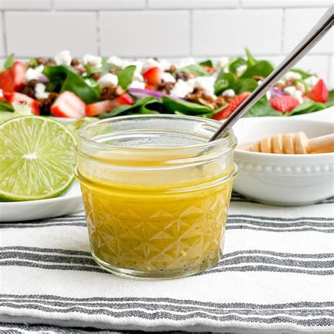 Easy Honey Lime Dressing - Midwestern HomeLife