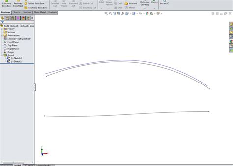 Image result for Projection Curve SolidWorks