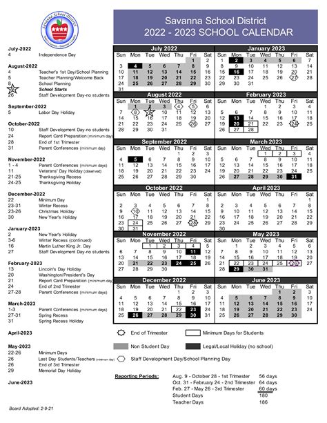 Scad 2023 Calendar - Printable Word Searches