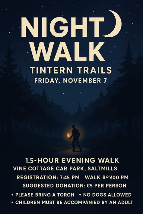 🌙 Night Walk at Tintern Trails – November 7th (Friday), The Vine ...