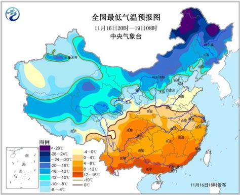 注意了！强冷空气将影响中国中东部地区 局地降温12℃|地区|局地|预报图_新浪新闻